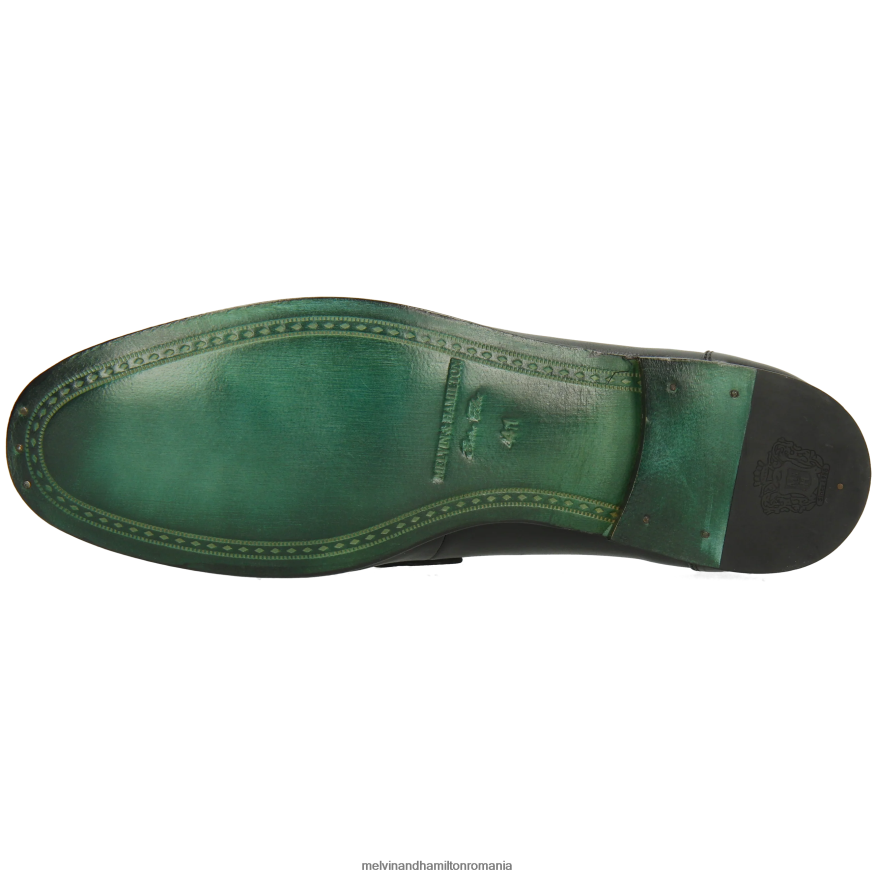 bărbați Melvin & Hamilton Clive 16 negru mocasini 2R24J4235