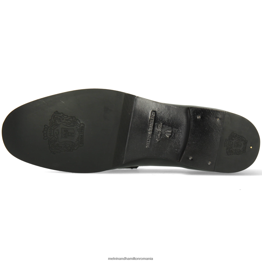 bărbați Melvin & Hamilton clive 1 negru mocasini 2R24J4220