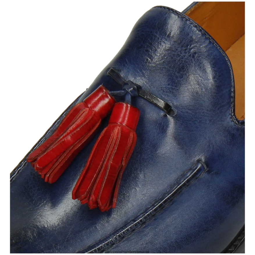 bărbați Melvin & Hamilton leonardo 1 albastru mocasini 2R24J4296