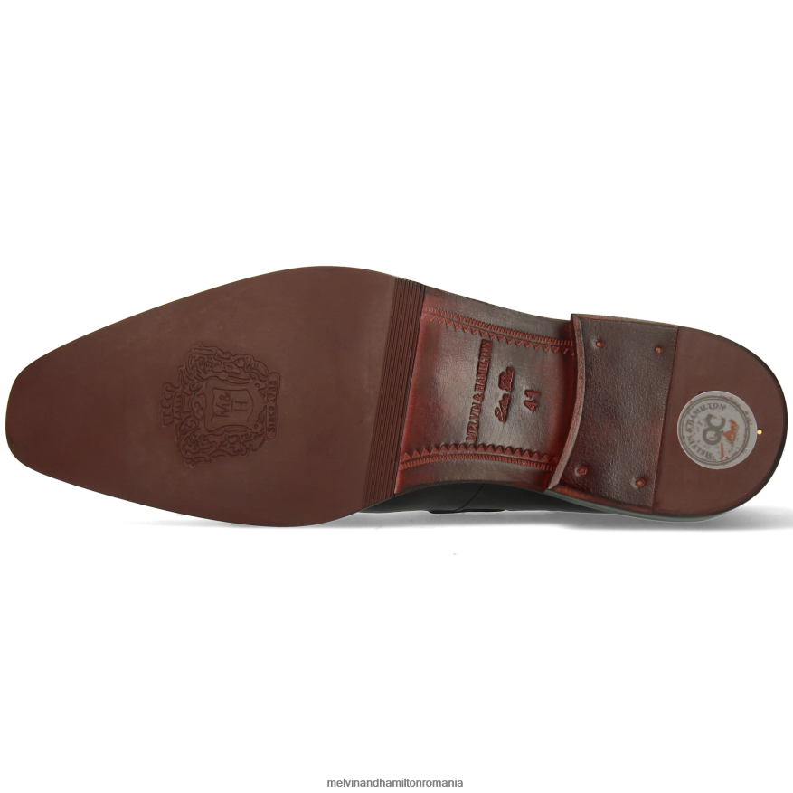 bărbați Melvin & Hamilton leonardo 1 negru mocasini 2R24J4297