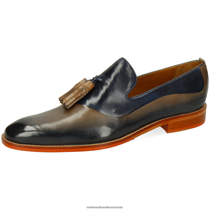 bărbați Melvin & Hamilton leonardo 24 gri mocasini 2R24J4244