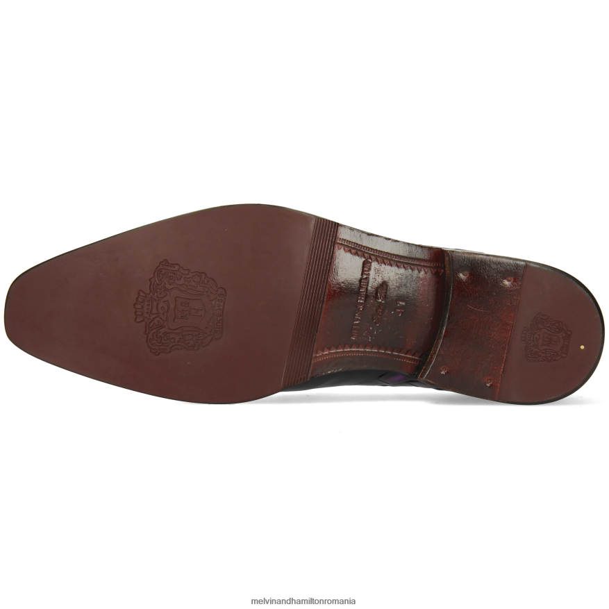 bărbați Melvin & Hamilton leonardo 32 Violet mocasini 2R24J4261