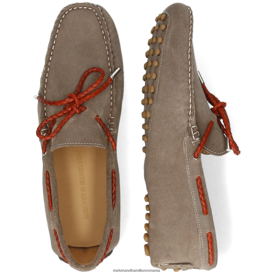 bărbați Melvin & Hamilton nelson 3 gri mocasini 2R24J4311