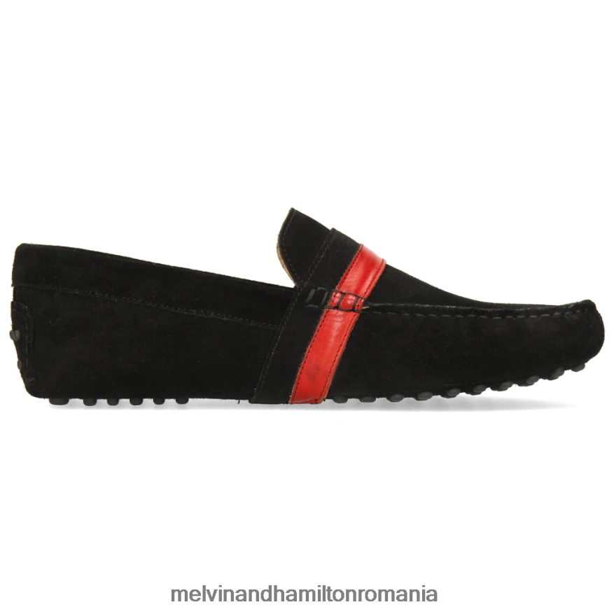 bărbați Melvin & Hamilton nelson 6 negru mocasini 2R24J4313