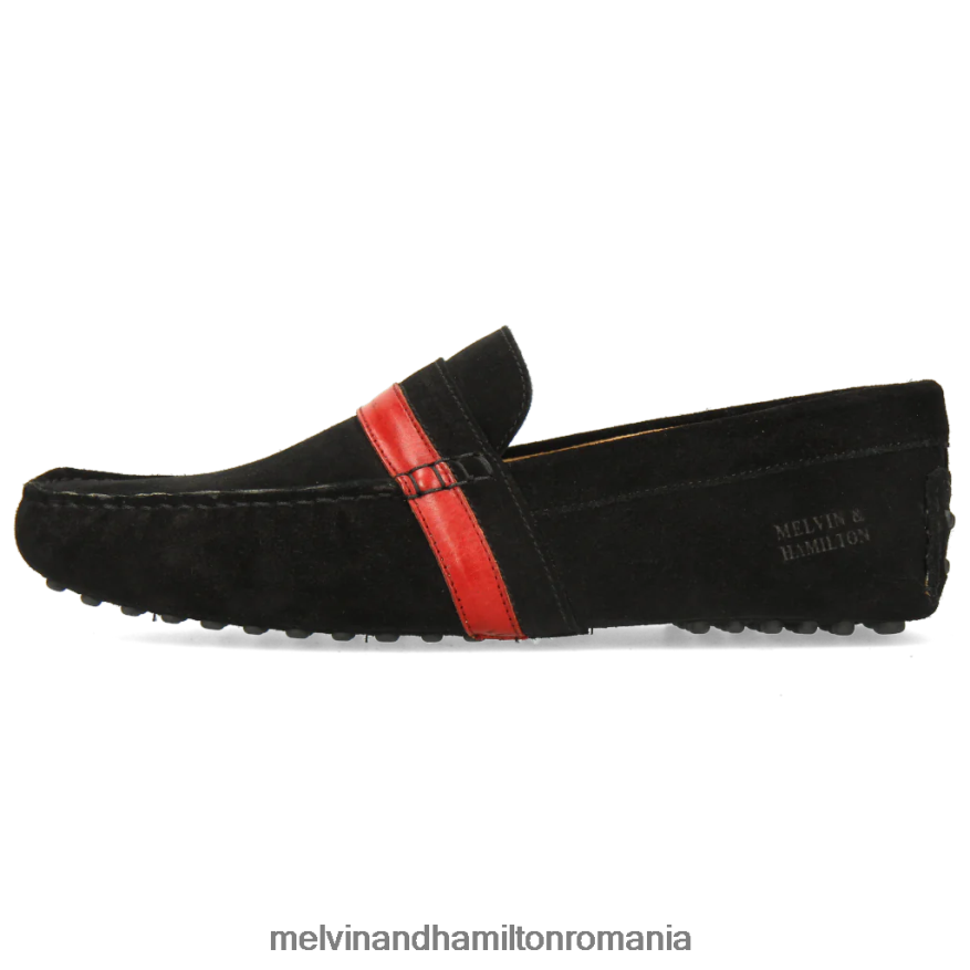 bărbați Melvin & Hamilton nelson 6 negru mocasini 2R24J4313