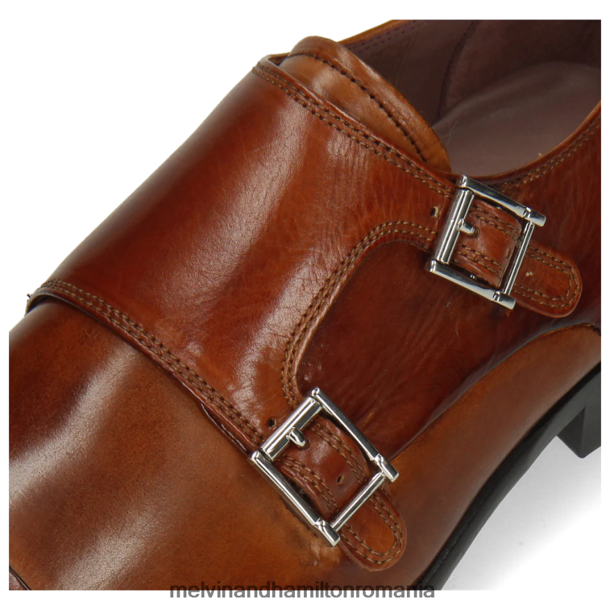 bărbați Melvin & Hamilton lancea 1 maro pantofi călugări 2R24J4344