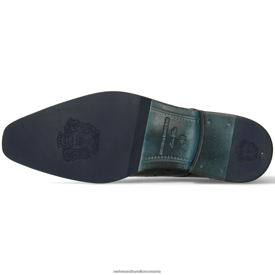 bărbați Melvin & Hamilton Dylan 2 negru pantofi derby 2R24J4437