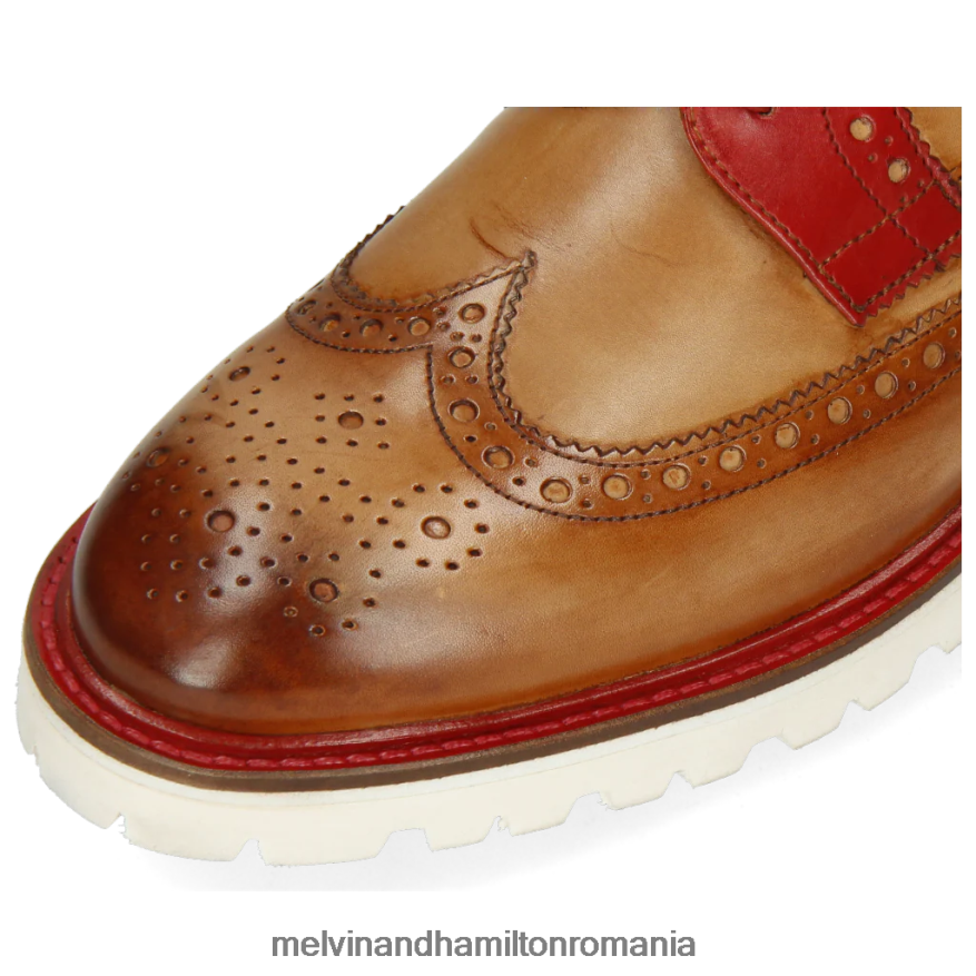 bărbați Melvin & Hamilton Matei 33 maro deschis pantofi derby 2R24J4538