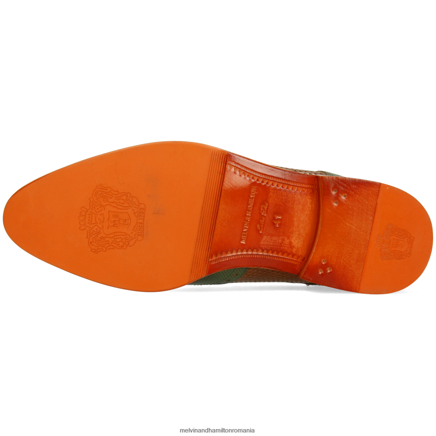bărbați Melvin & Hamilton bobby 1 maro pantofi derby 2R24J4400
