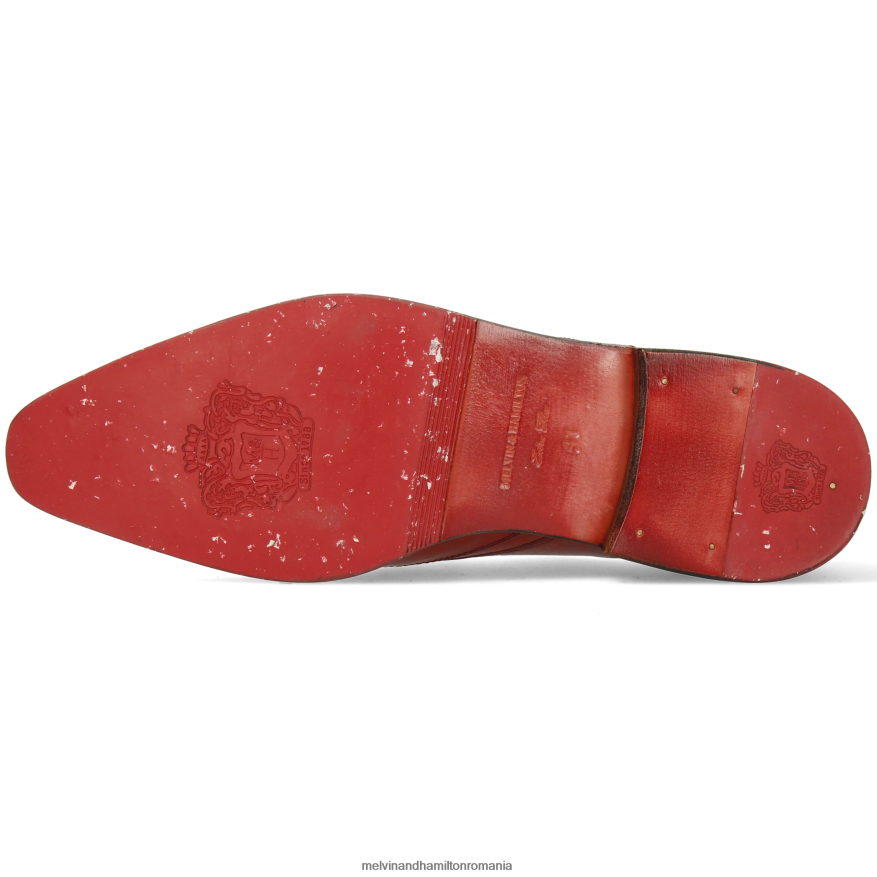 bărbați Melvin & Hamilton elvis 63 roșu pantofi derby 2R24J4550