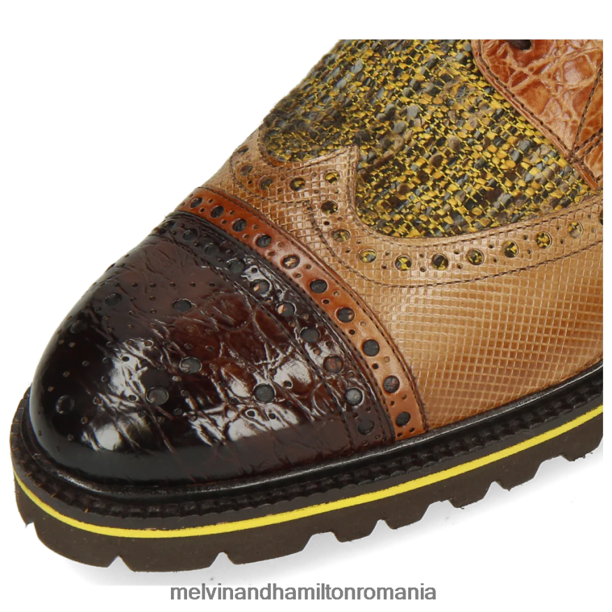 bărbați Melvin & Hamilton henric 7 maro deschis pantofi derby 2R24J4517