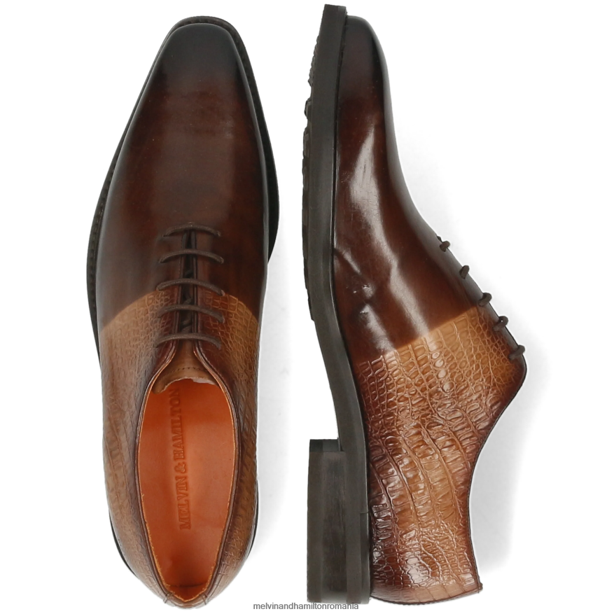 bărbați Melvin & Hamilton lancea 61 maro pantofi derby 2R24J4390