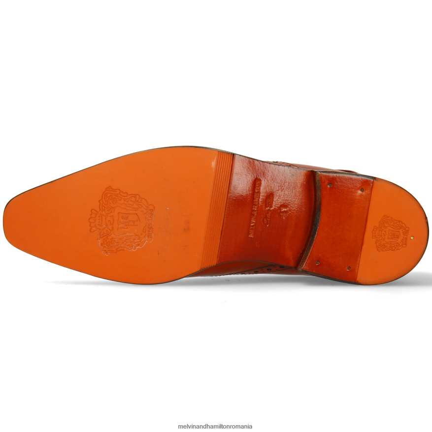 bărbați Melvin & Hamilton lewis 3 portocale pantofi derby 2R24J4457