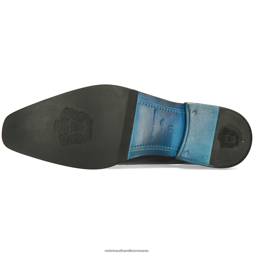 bărbați Melvin & Hamilton martin 1 negru pantofi derby 2R24J4465