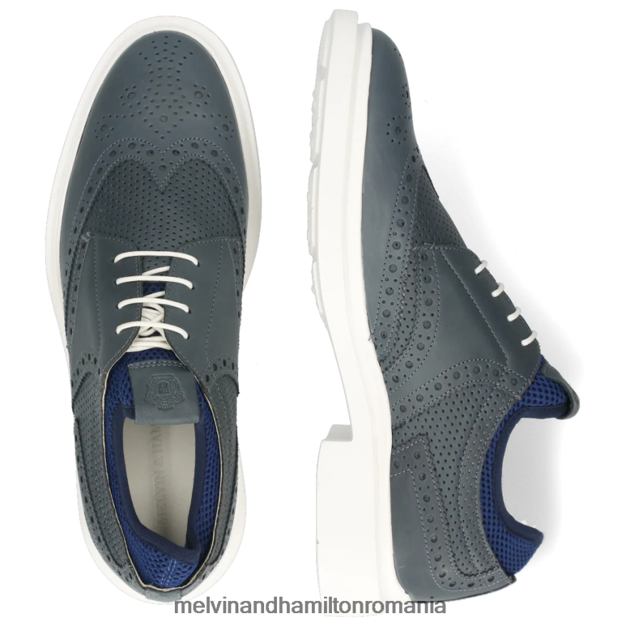 bărbați Melvin & Hamilton ron 2 albastru pantofi derby 2R24J4521