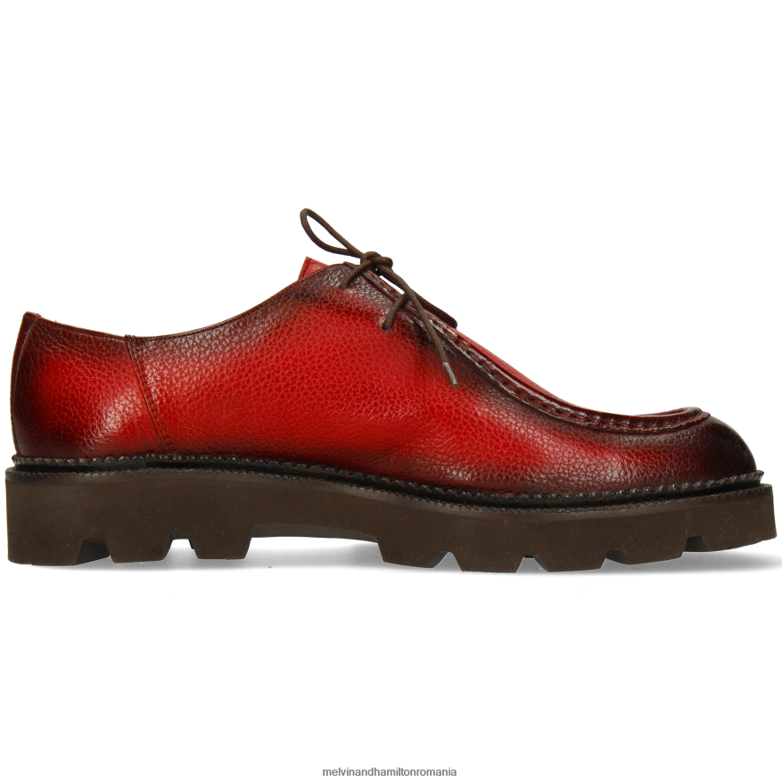 bărbați Melvin & Hamilton străpunge 10 portocale pantofi derby 2R24J4426