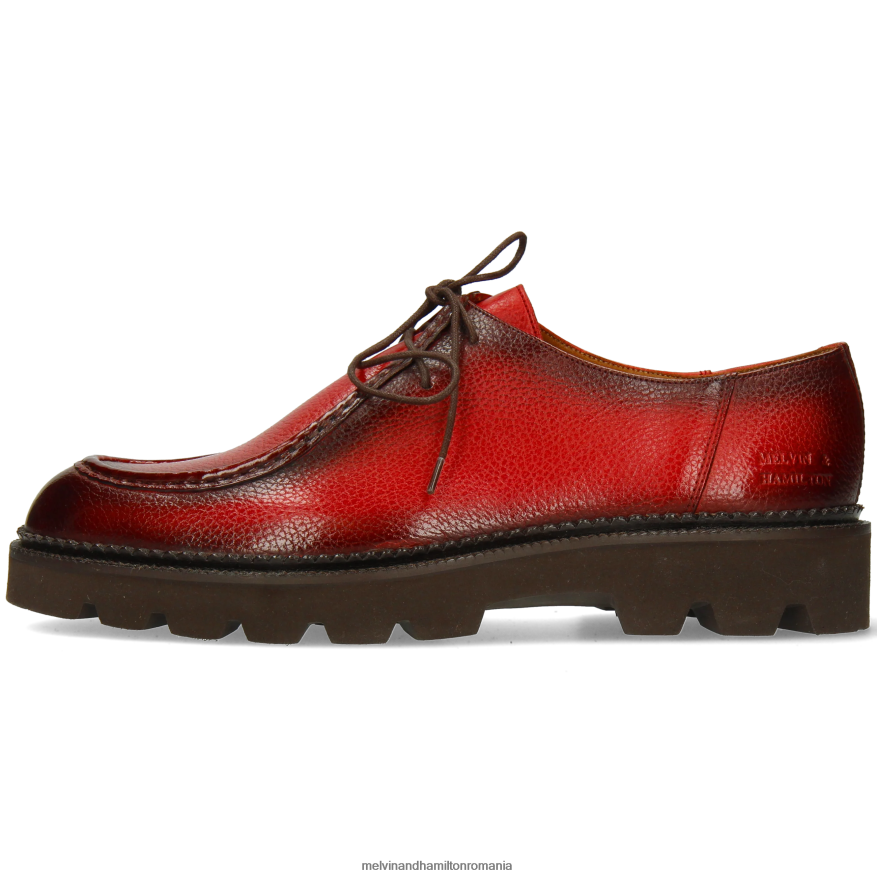 bărbați Melvin & Hamilton străpunge 10 portocale pantofi derby 2R24J4426