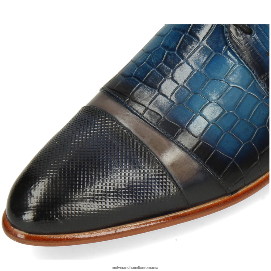 bărbați Melvin & Hamilton toni 39 albastru pantofi derby 2R24J4543