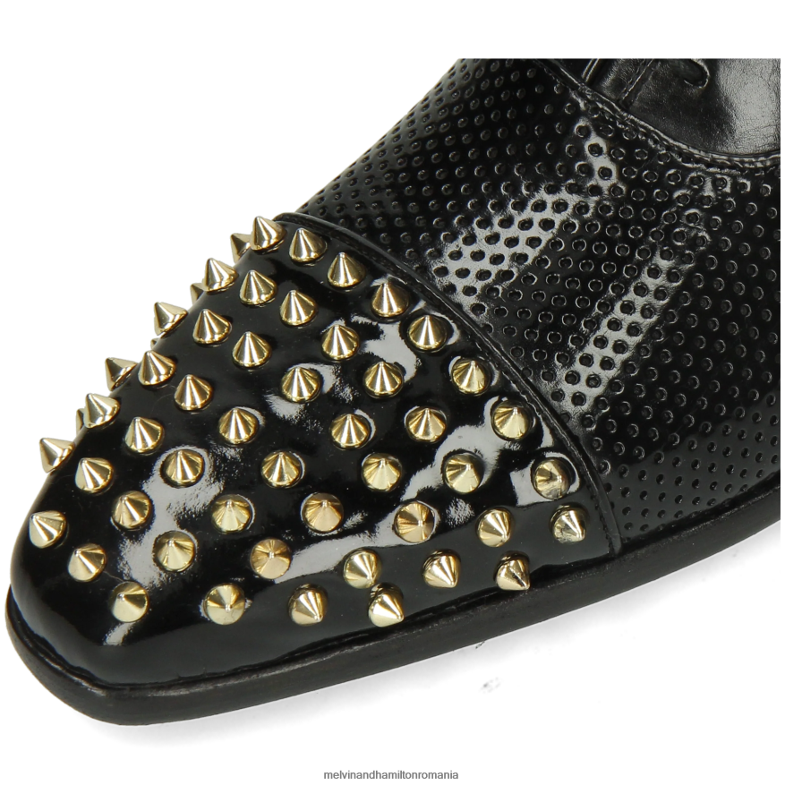 bărbați Melvin & Hamilton lancea 23 negru pantofi oxford 2R24J4151