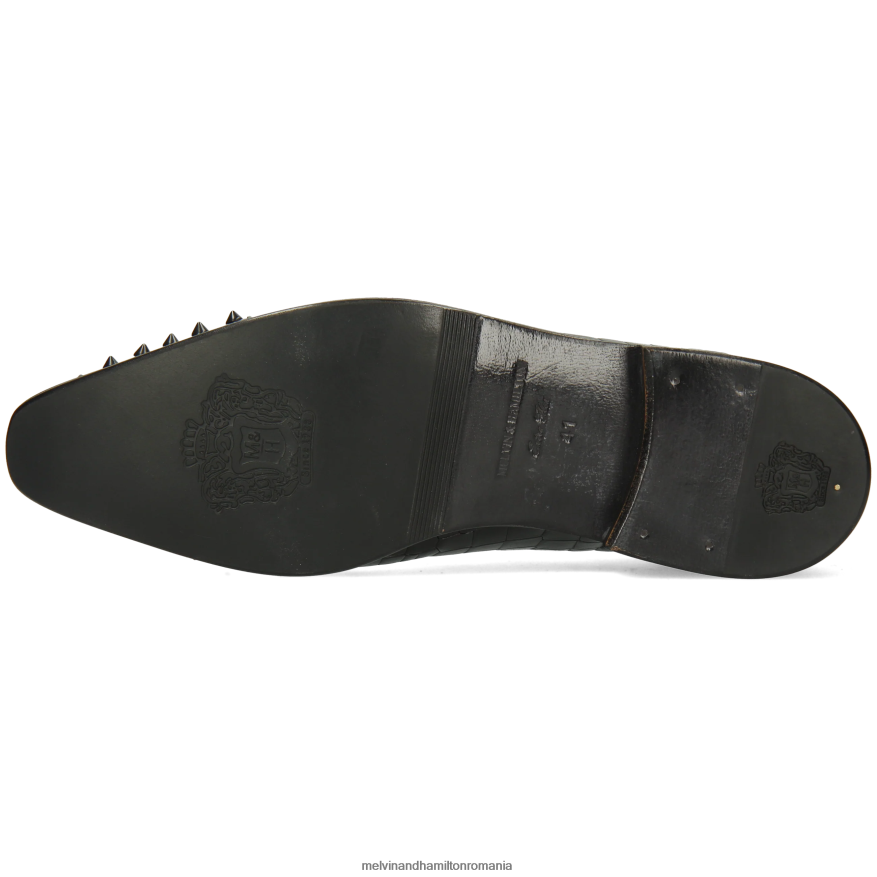 bărbați Melvin & Hamilton lancea 23 negru pantofi oxford 2R24J4158