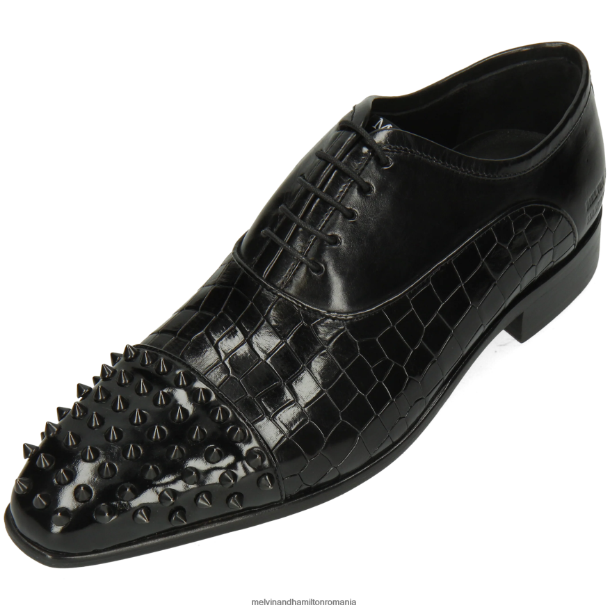 bărbați Melvin & Hamilton lancea 23 negru pantofi oxford 2R24J4158