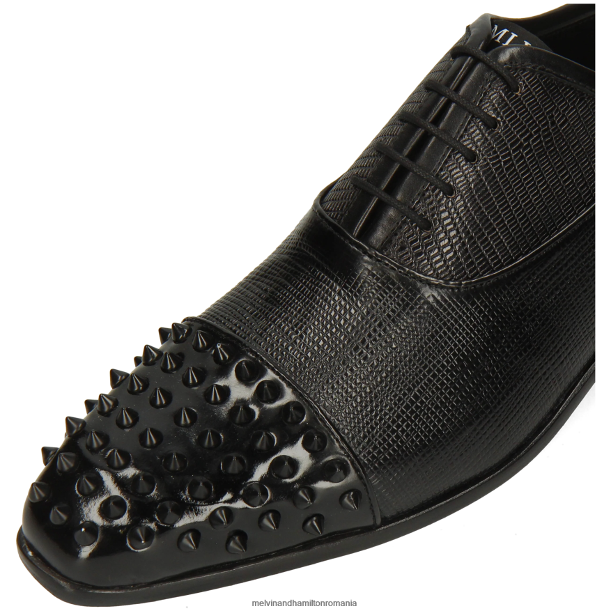 bărbați Melvin & Hamilton lancea 23 negru pantofi oxford 2R24J4164