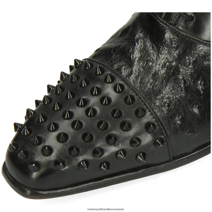 bărbați Melvin & Hamilton lancea 23 negru pantofi oxford 2R24J4165