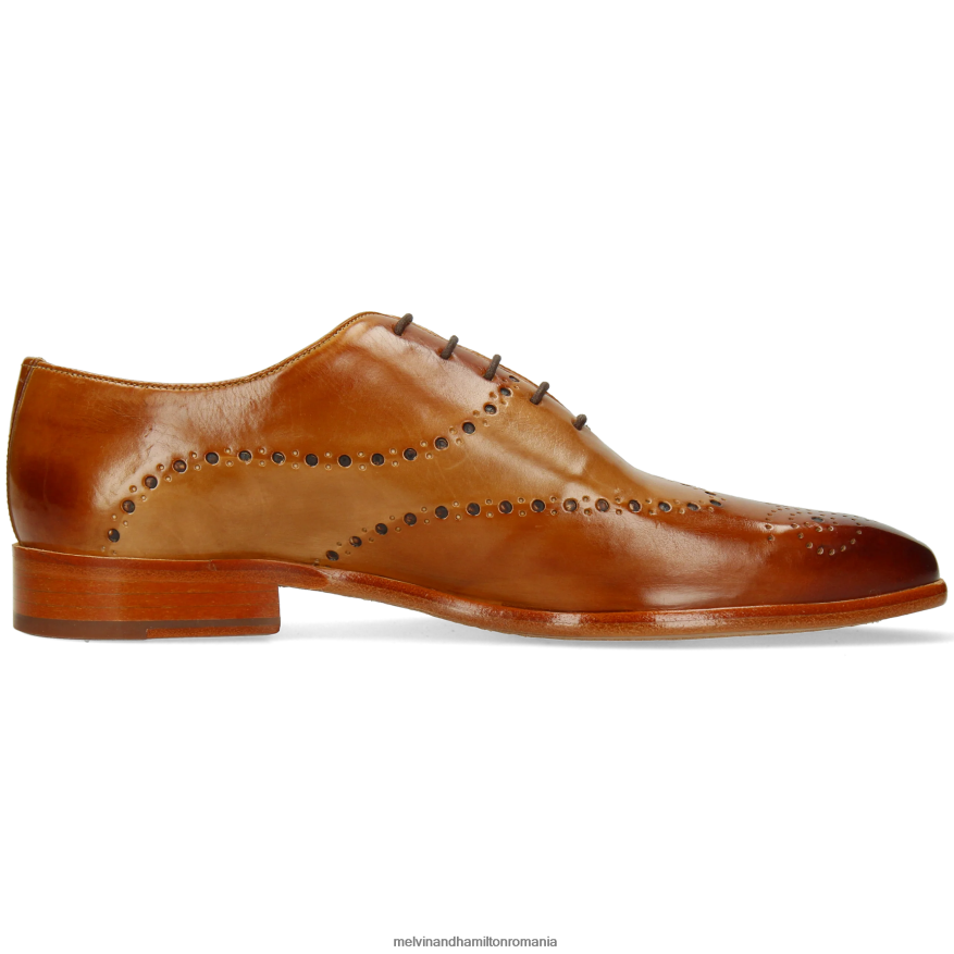 bărbați Melvin & Hamilton lancea 41 maro deschis pantofi oxford 2R24J4203