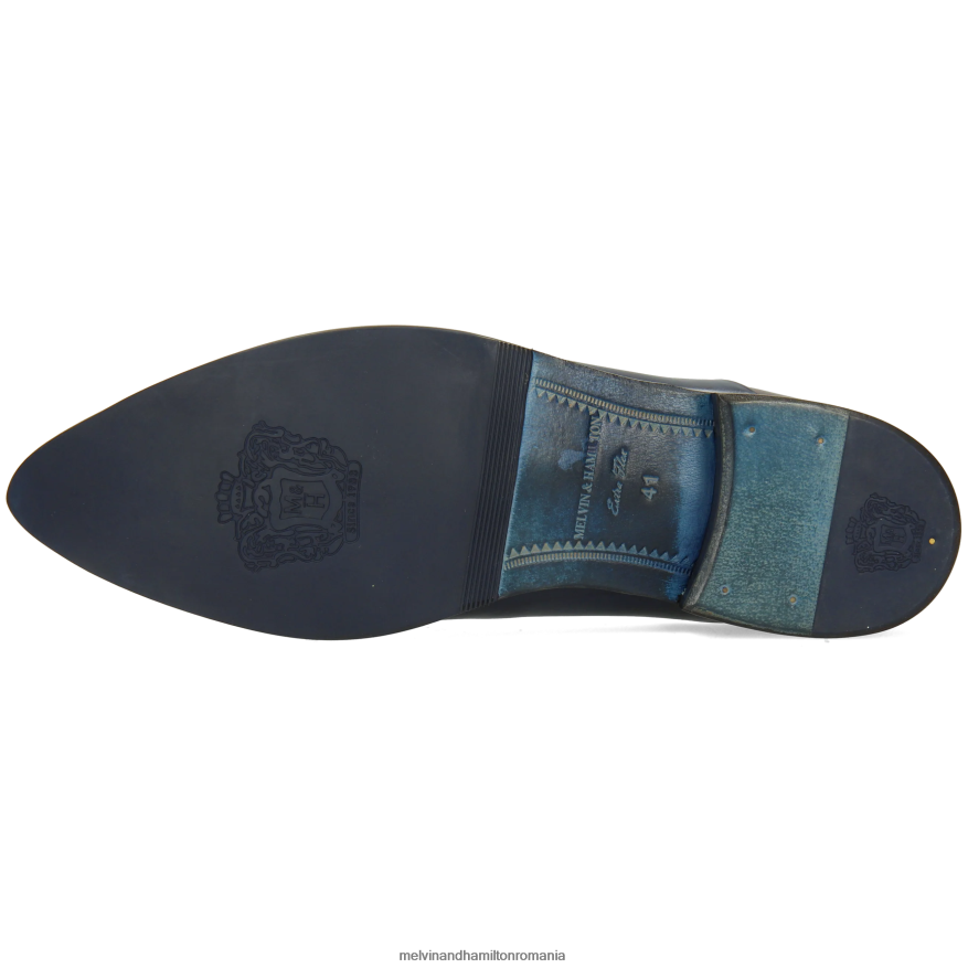 bărbați Melvin & Hamilton toni 31 albastru pantofi oxford 2R24J4166