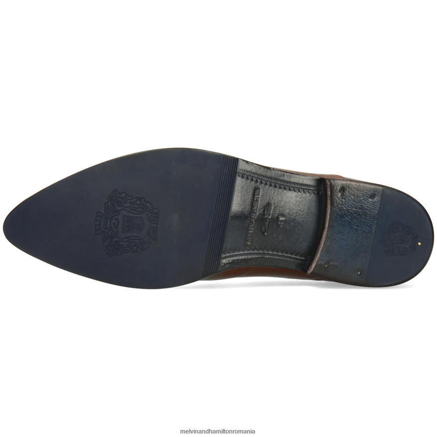 bărbați Melvin & Hamilton toni 31 maro pantofi oxford 2R24J4209