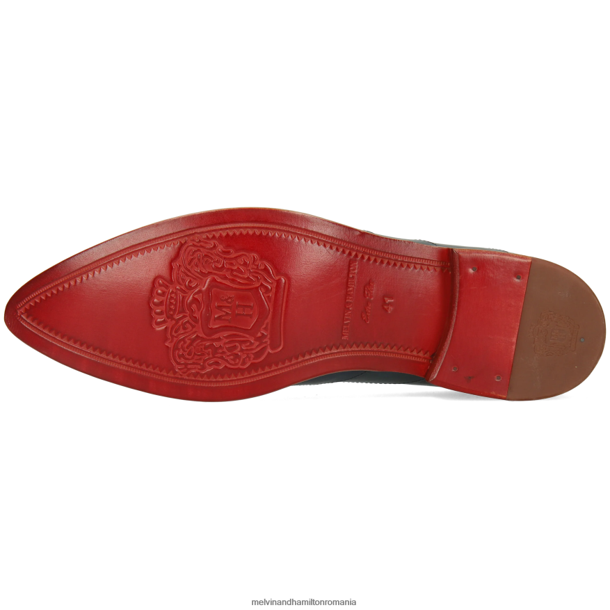 bărbați Melvin & Hamilton toni 43 albastru pantofi oxford 2R24J4175