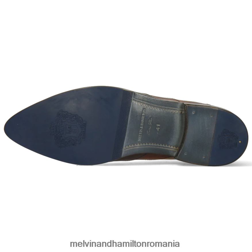 bărbați Melvin & Hamilton toni 43 maro pantofi oxford 2R24J4159