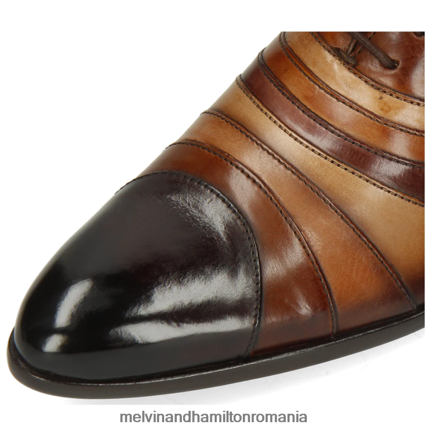 bărbați Melvin & Hamilton toni 43 maro pantofi oxford 2R24J4159