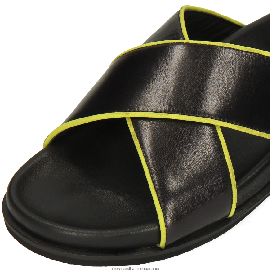 bărbați Melvin & Hamilton robert 21 negru sandale 2R24J4750