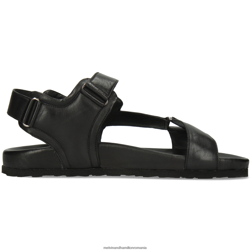bărbați Melvin & Hamilton robert 22 negru sandale 2R24J4752