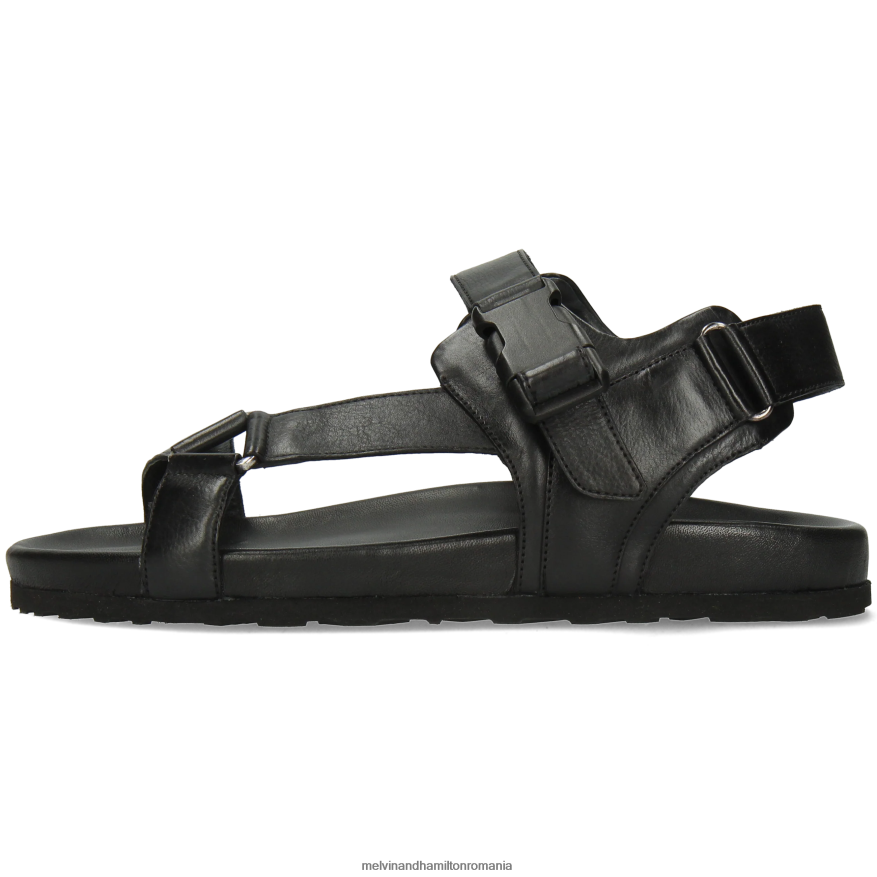 bărbați Melvin & Hamilton robert 22 negru sandale 2R24J4752