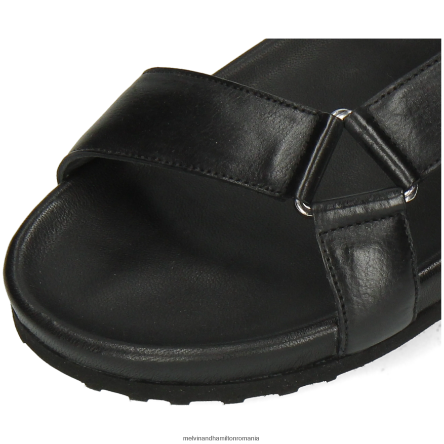 bărbați Melvin & Hamilton robert 22 negru sandale 2R24J4752