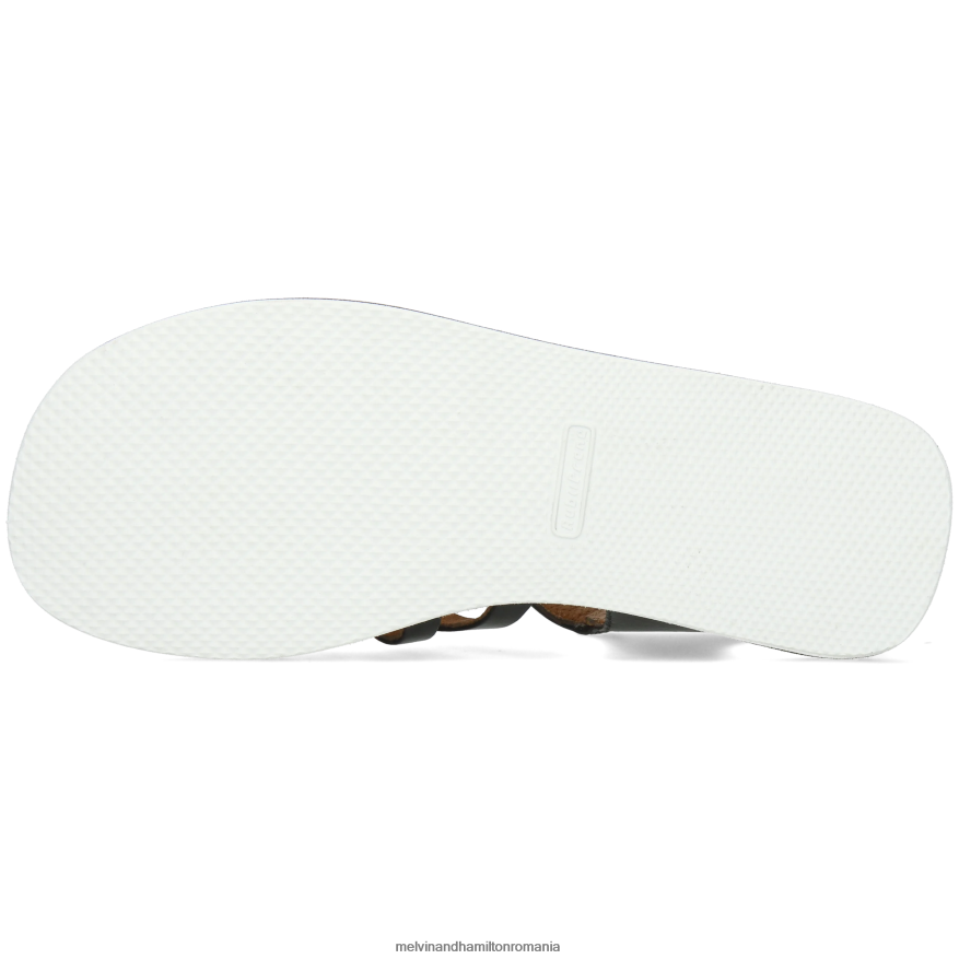 bărbați Melvin & Hamilton sam 39 negru sandale 2R24J4763