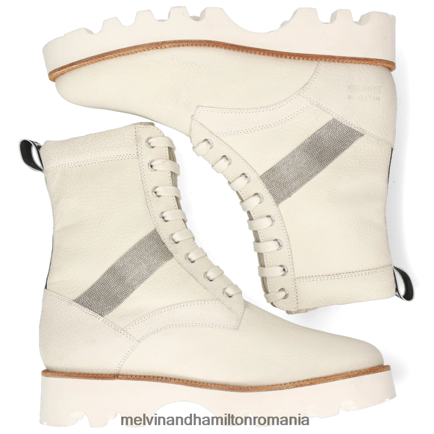 femei Melvin & Hamilton Dakota 8 alb Botine 2R24J41053