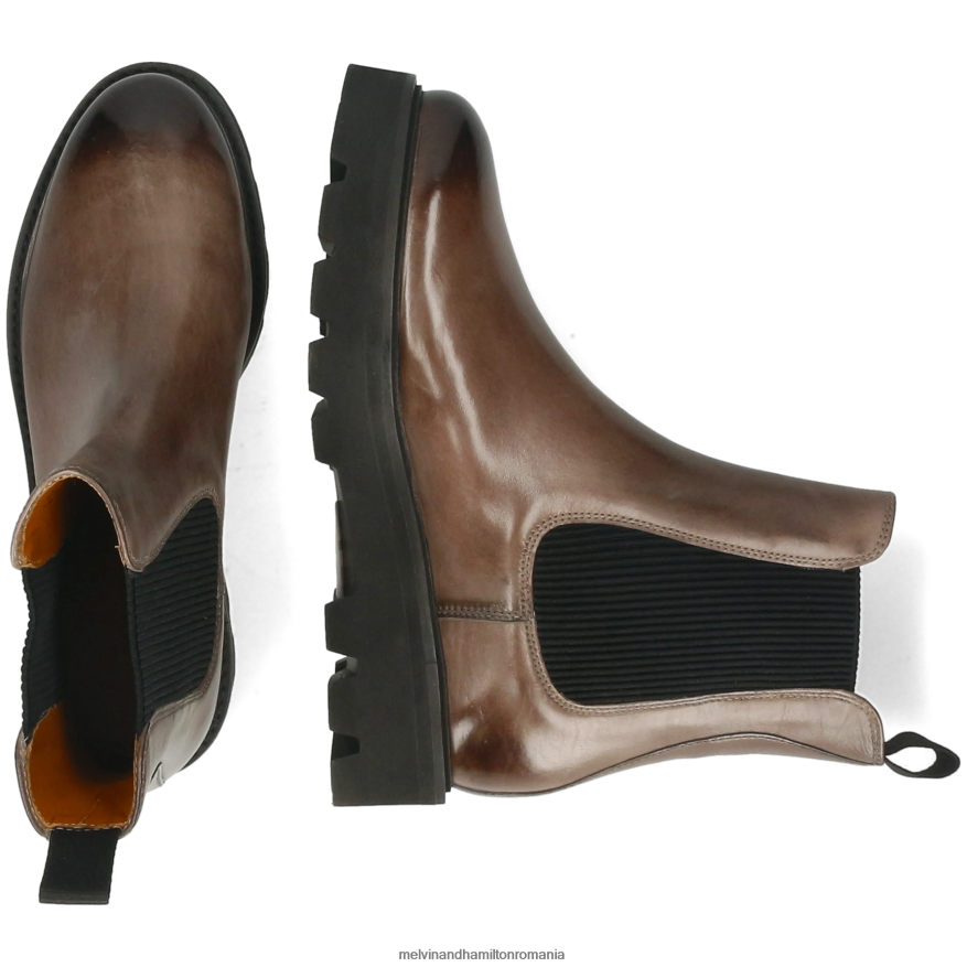 femei Melvin & Hamilton Leonie 5 gri Botine 2R24J4793