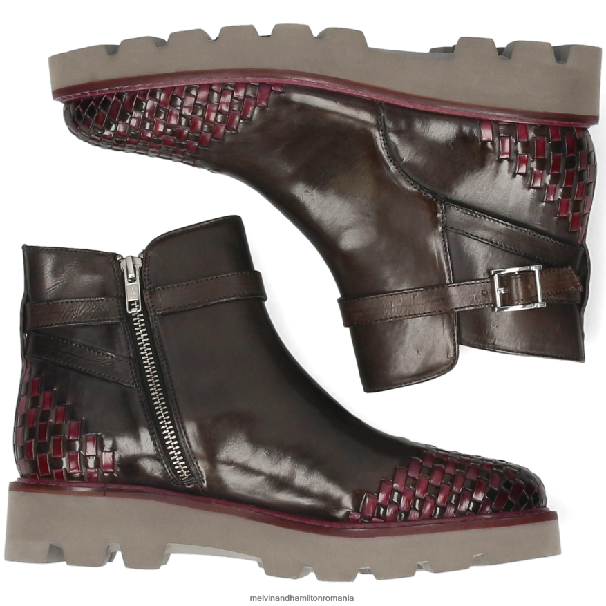femei Melvin & Hamilton Molly 14 gri Botine 2R24J4934