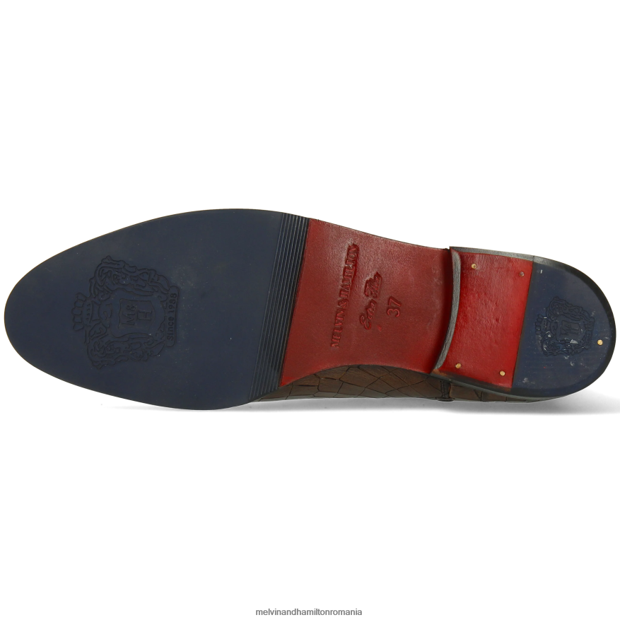 femei Melvin & Hamilton Susan 10 gri Botine 2R24J4801