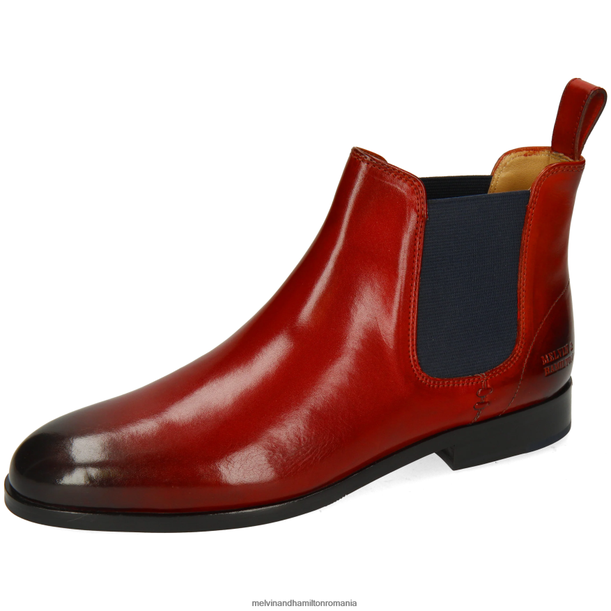 femei Melvin & Hamilton Susan 10 roșu Botine 2R24J4978