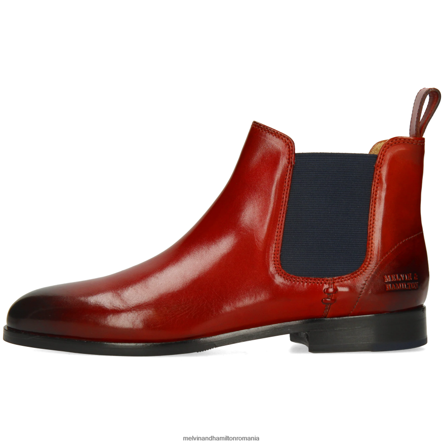 femei Melvin & Hamilton Susan 10 roșu Botine 2R24J4978