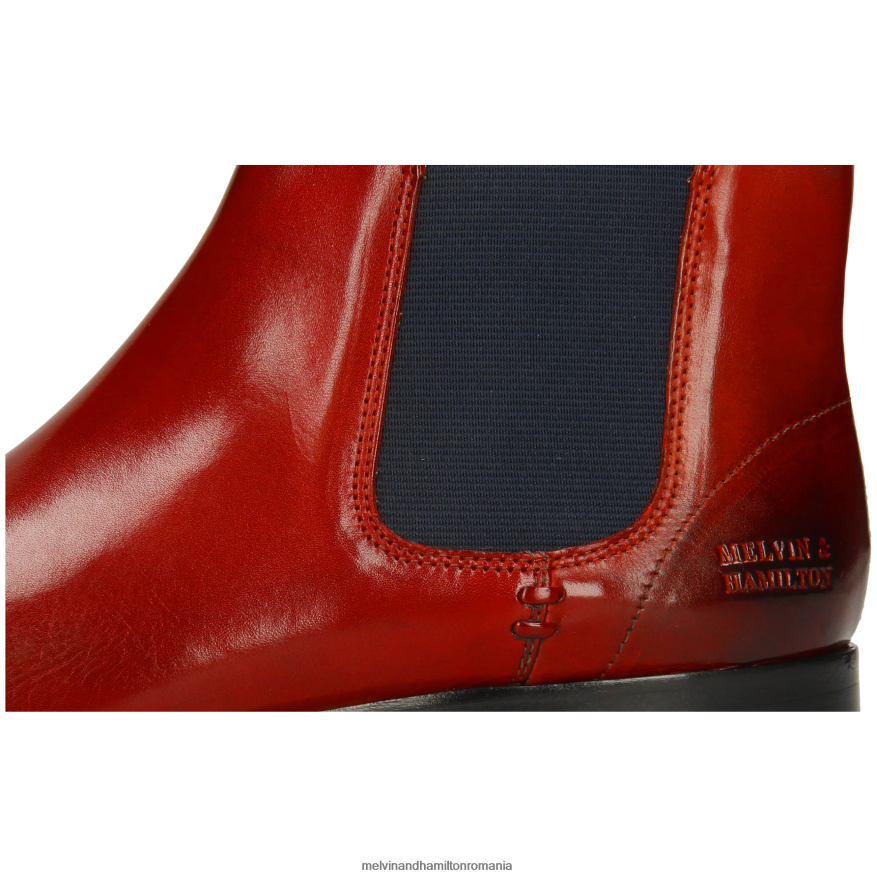 femei Melvin & Hamilton Susan 10 roșu Botine 2R24J4978