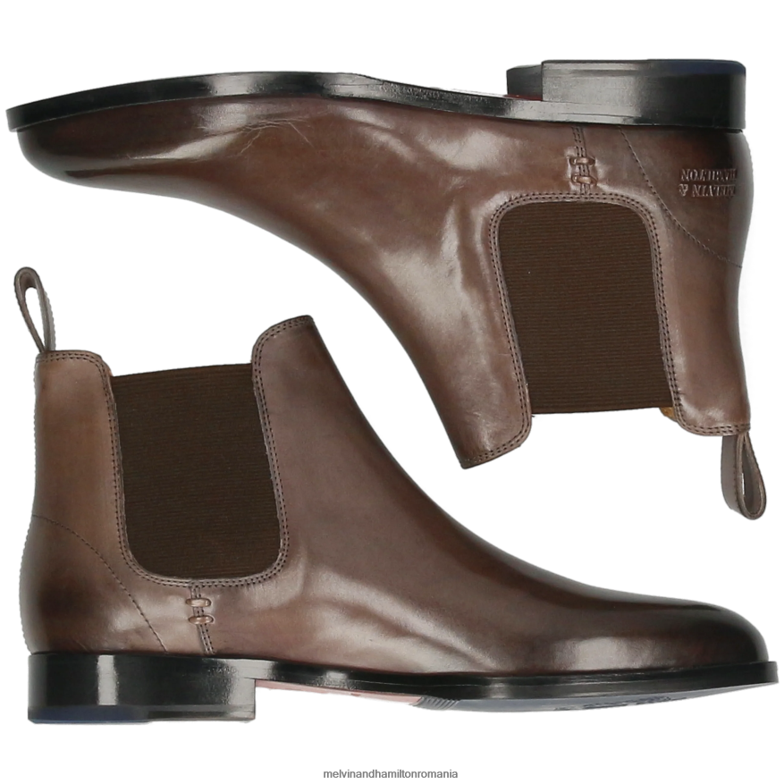 femei Melvin & Hamilton Susan 10 taupe Botine 2R24J4977
