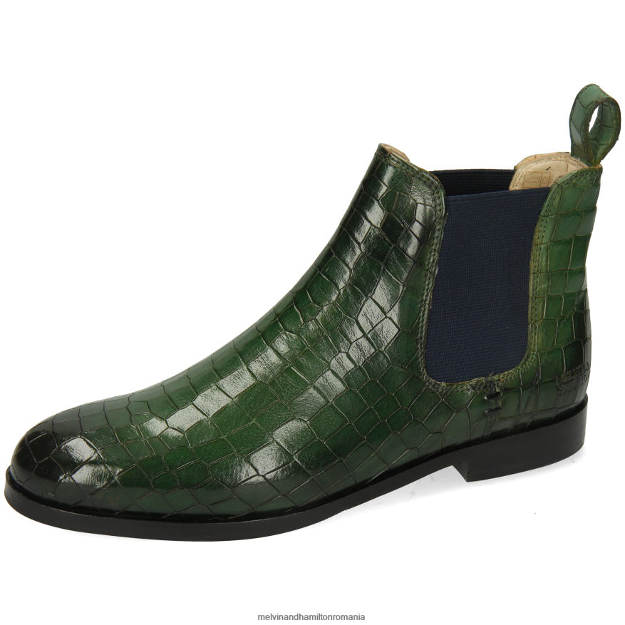 femei Melvin & Hamilton Susan 10 verde Botine 2R24J4788