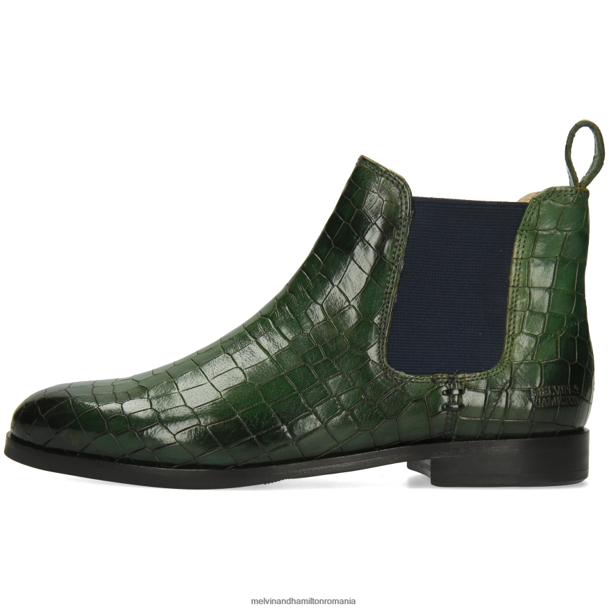 femei Melvin & Hamilton Susan 10 verde Botine 2R24J4788