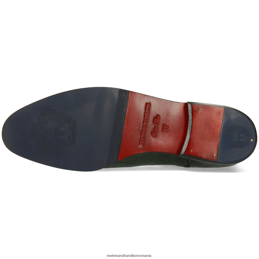 femei Melvin & Hamilton Susan 10 verde Botine 2R24J4788