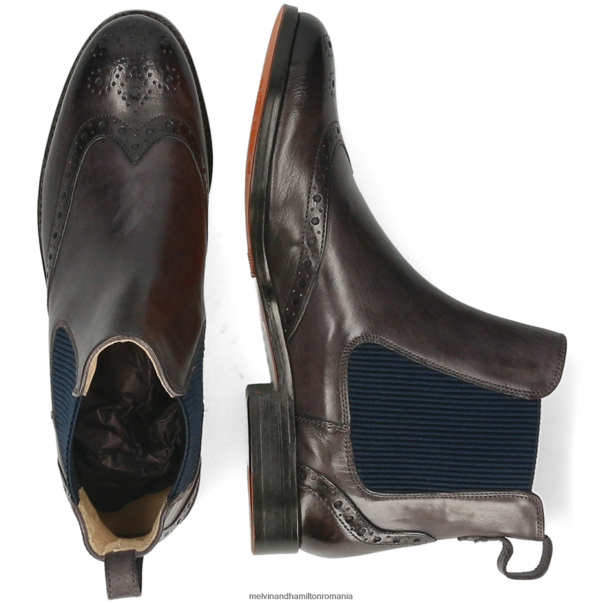 femei Melvin & Hamilton amelie 5 gri Botine 2R24J4991